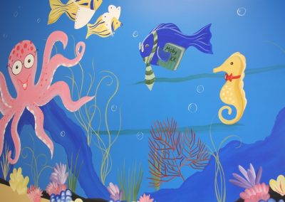 A Bright Future Pediatrics, Plano, Texas, Under the Sea Mural