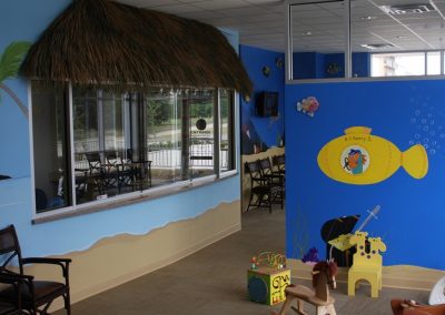 A Bright Future Pediatrics, Plano, Texas, Front Desk and Waiting Room